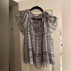 Printed Ulla Johnson blouse